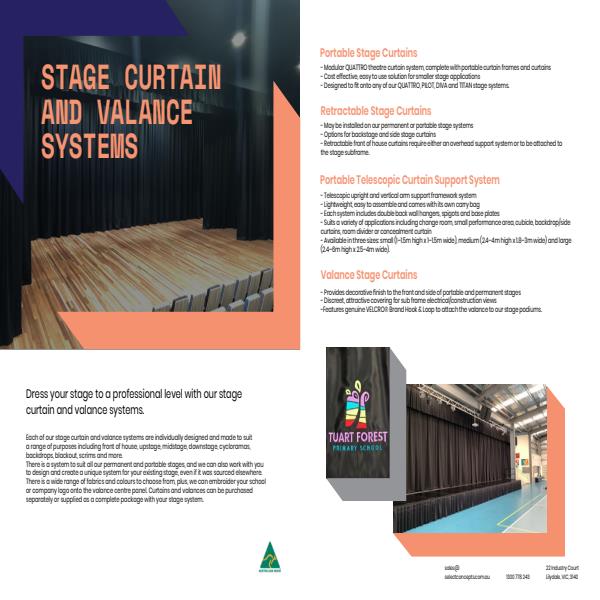 Stage Curtain Brochure
