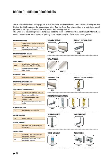 Aluminium Ceiling Components Brochure
