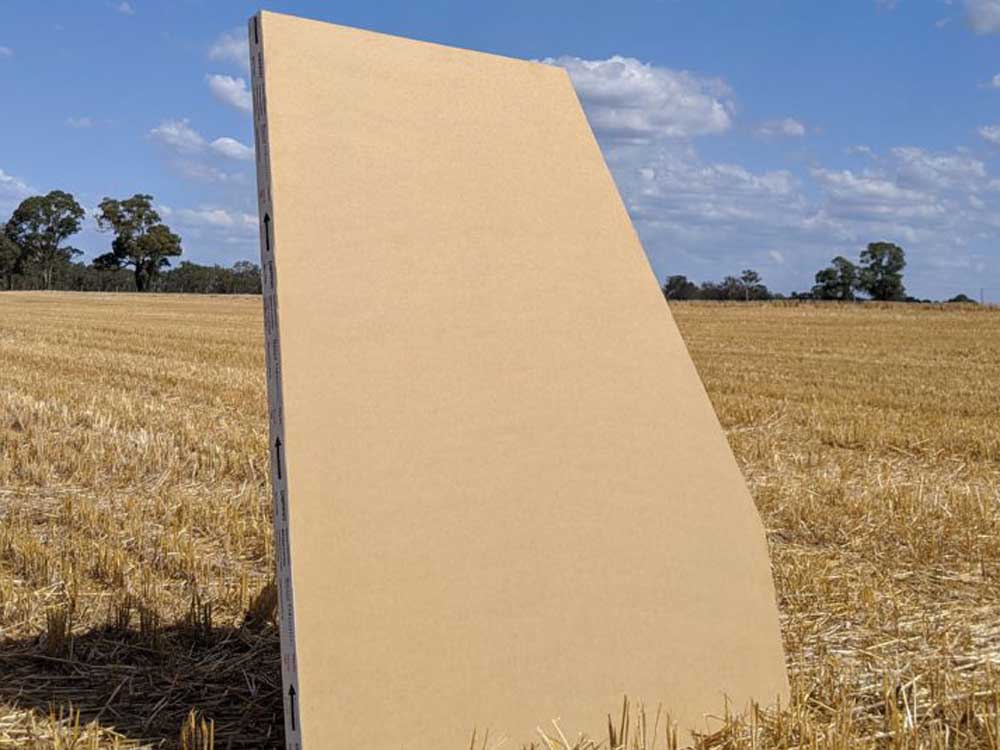 Durra Panel is manufactured from wheat and rice straw