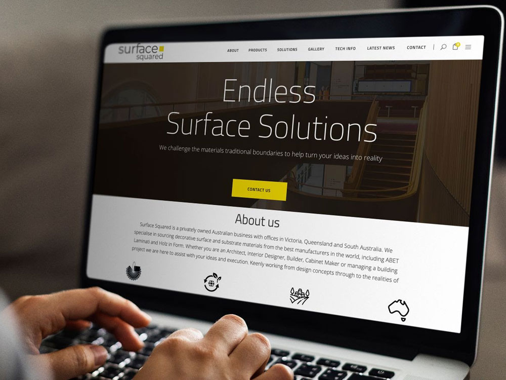 Surface Squared website