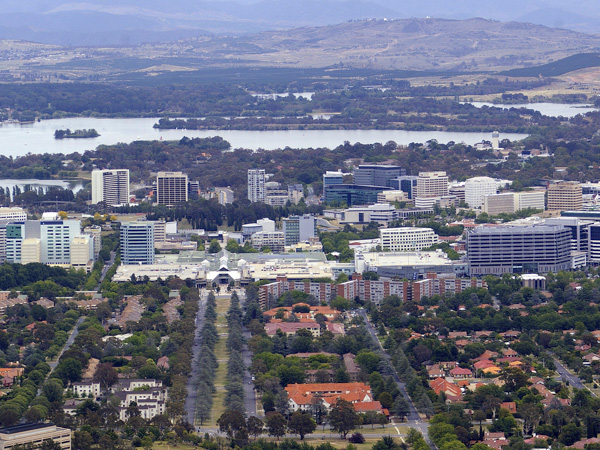 canberra skyline