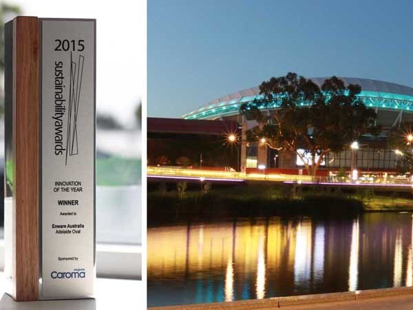 Enware won the 2015 Innovation of the Year award for its water saving installation at the Adelaide Oval