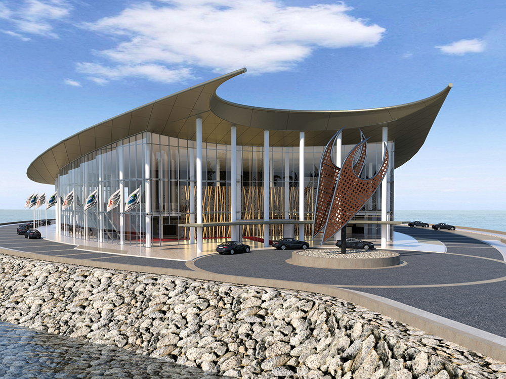 Papua New Guinea&rsquo;s newest landmark building will host what is being heralded as the biggest international event in Papua New Guineas history on 17 and 18 November 2018. Image: Supplied
