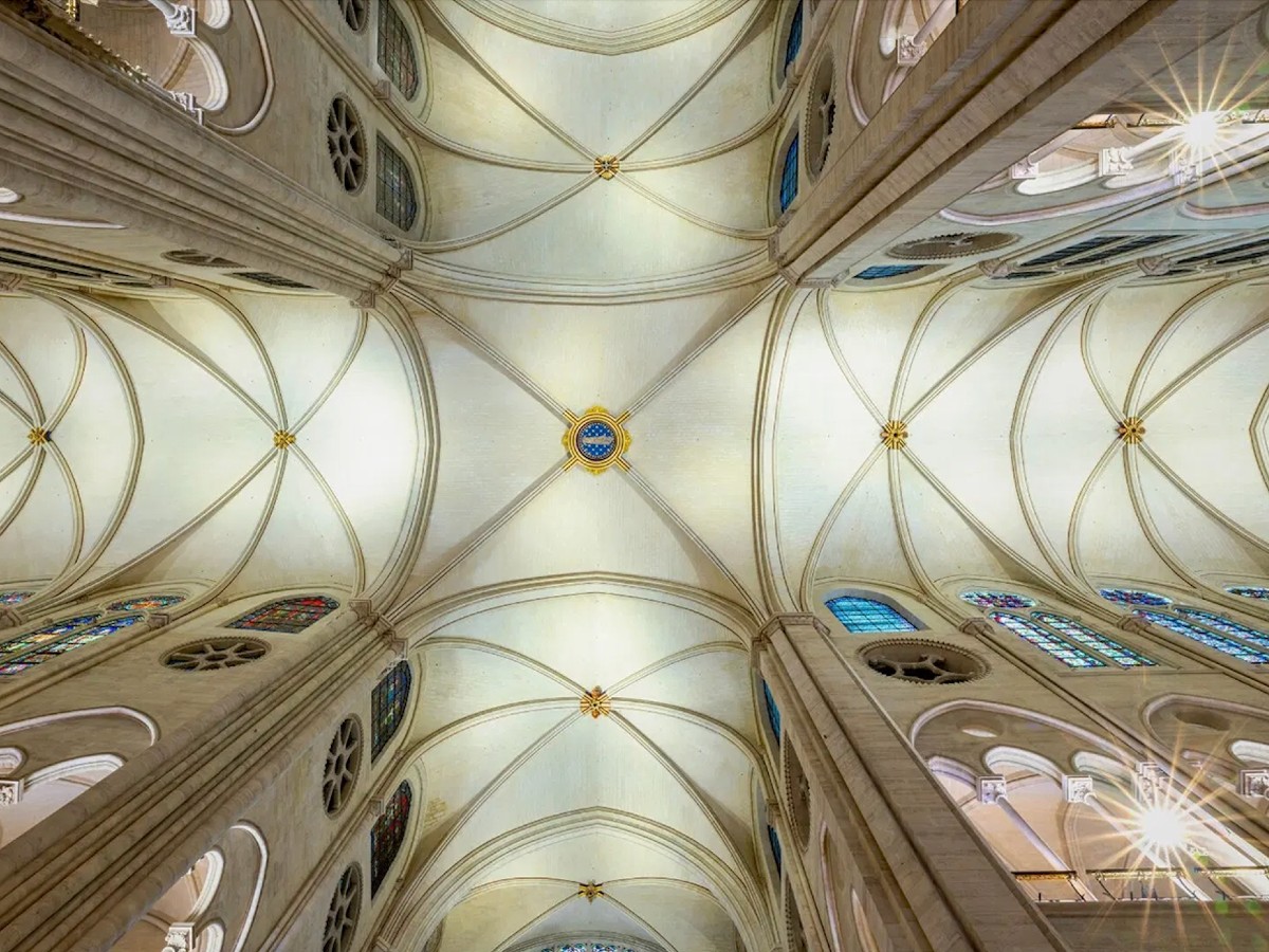 Image: Ceiling of Notre-Dame / notredamedeparis.fr