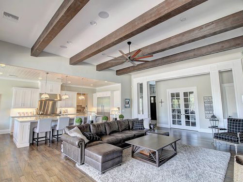 What is a ceiling beam?