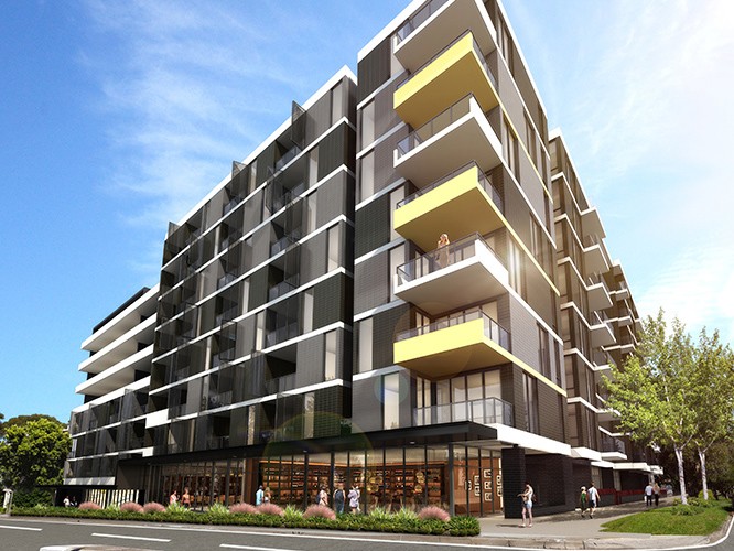 Artist&#39;s impression of 426 Canterbury Road, one of a number of developments that have attracted controversy along one of Sydney&#39;s most congested corridors. Image: CD Architects
