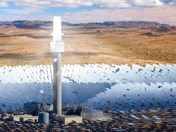 SolarReserve&rsquo;s 150MW solar thermal power plant has been granted development approval by the South Australian Government, paving the way for construction to begin this year. Image: Supplied

