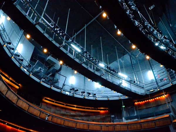 A section of the lighting rig at the CTC installed by Sound Advice and Jands using ETC luminaires