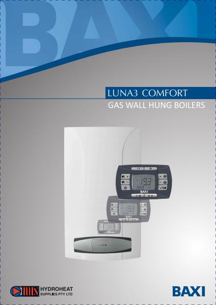 Baxi Luna 3 Comfort Brochure