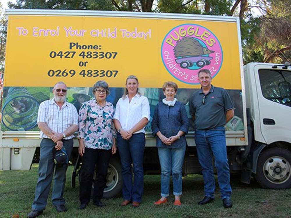 Puggles Children's Van funded by Hyne Community Trust