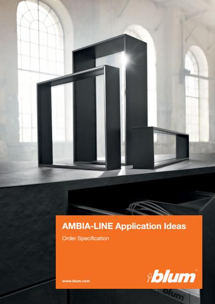 Blum AMBIA-LINE application ideas brochure
