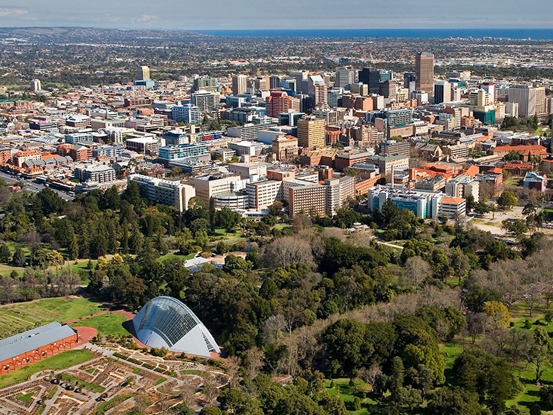 Over 107 architectural teams from around the world have submitted designs for Adelaide Contemporary, a &quot;landmark&quot; gallery and sculpture park proposed for the cultural hub of North Terrace.

